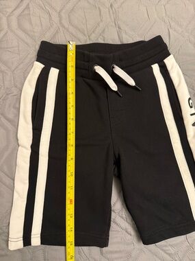 Givenchy Black and White Kids Drawstring Athletic Shorts Sz 8